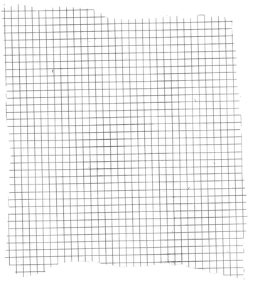 Black and White Graph Paper with All Edges Ripped