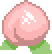 Peach Pixel Ilustration